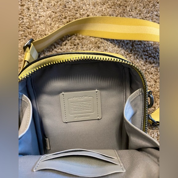 COACH Stanton Crossbody In Signature Jacquard Unisex Travel Bag Zip Closure - Picture 6 of 16